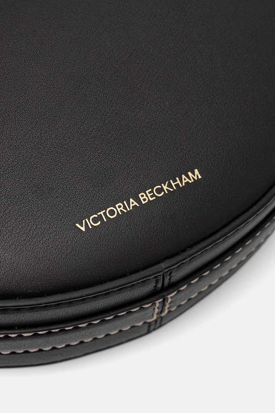 Kožená kabelka Victoria Beckham černá B325AAC006645A