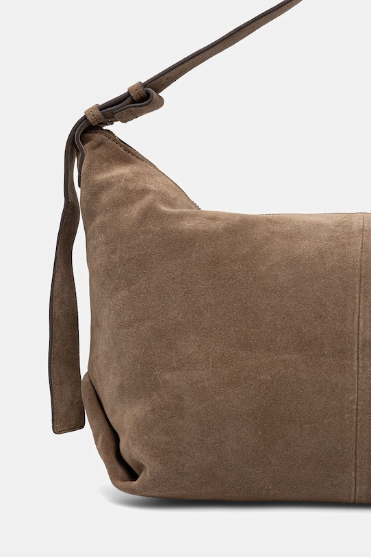 Accesorii Hoss Intropia geantă de mână din piele întoarsă 2052035 verde