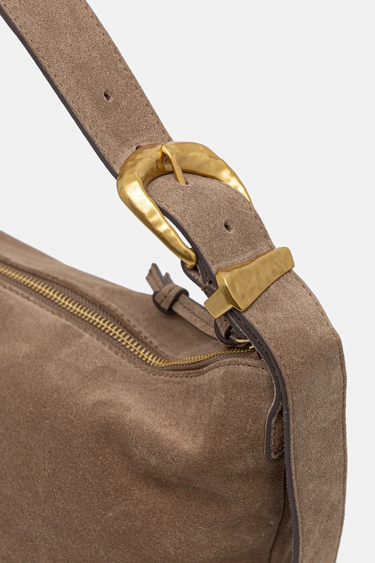 Hoss Intropia geantă de mână din piele întoarsă verde 2052035