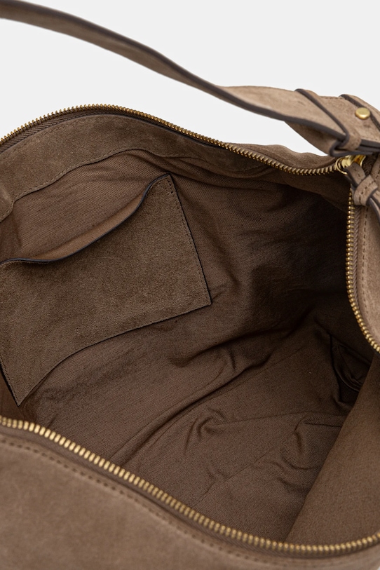 Hoss Intropia geantă de mână din piele întoarsă 2052035 verde