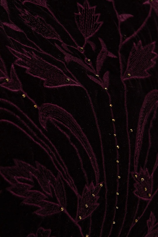 Hoss Intropia torebka welurowa 2052028 bordowy