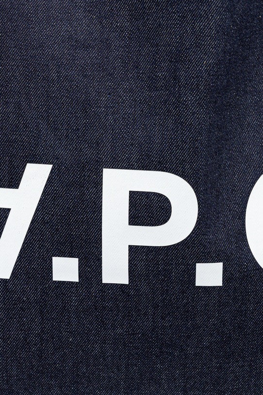 Bombažna torba A.P.C. shopping daniela mornarsko modra COHIZ.M61446