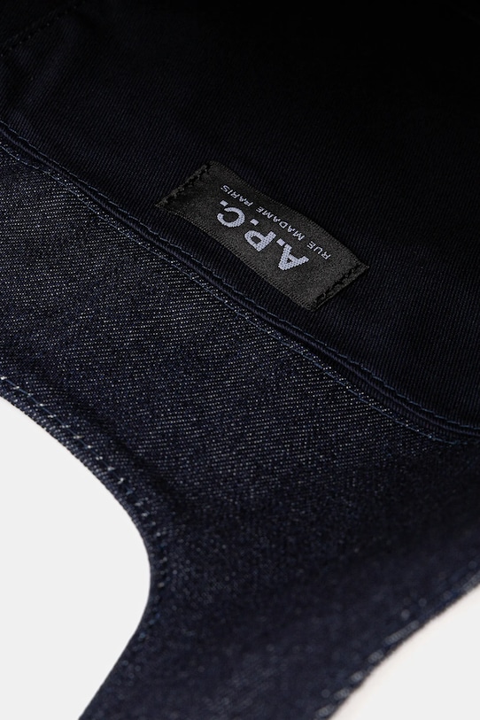 A.P.C. torebka bawełniana tote ninon small COHIZ.M61861 granatowy