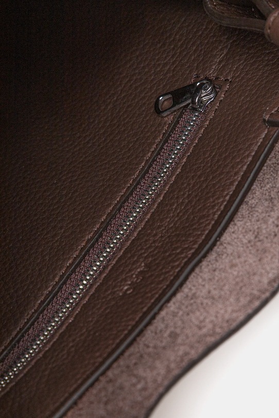 A.P.C. torebka skórzana cabas maiko small PXCBC.M61667 brązowy