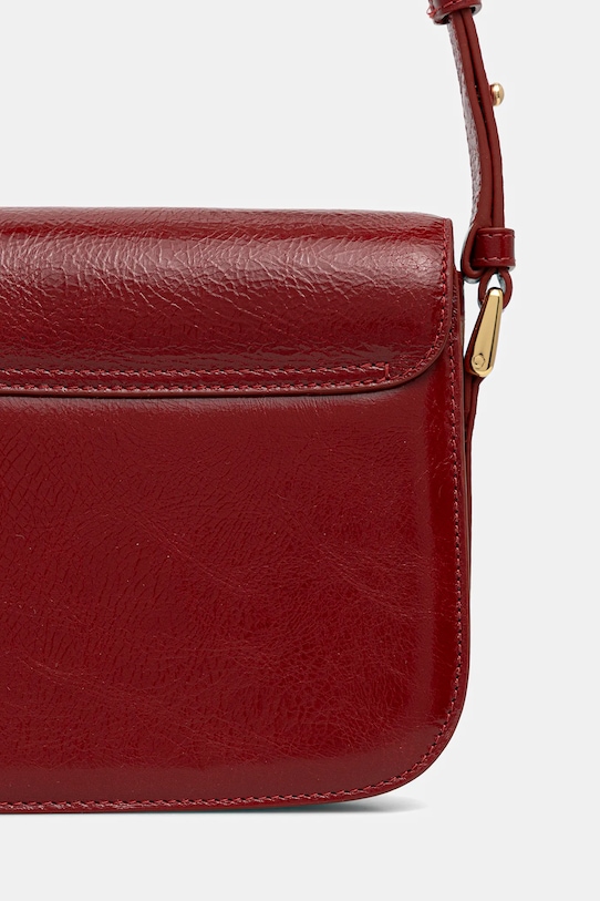 Akcesoria A.P.C. torebka skórzana sac grace small PXCCK.F61413 czerwony