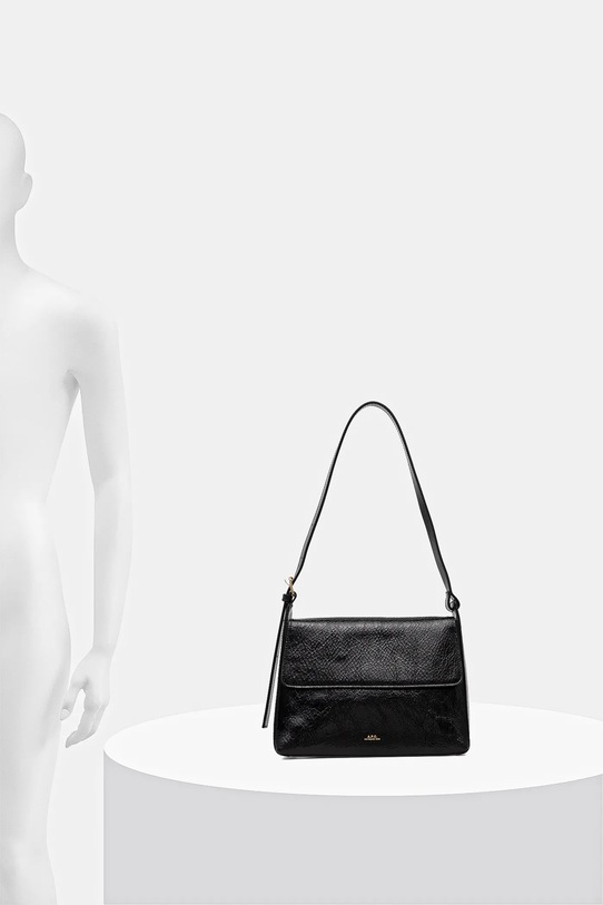A.P.C. torebka skórzana sac virginie flap PXCCK.F61924