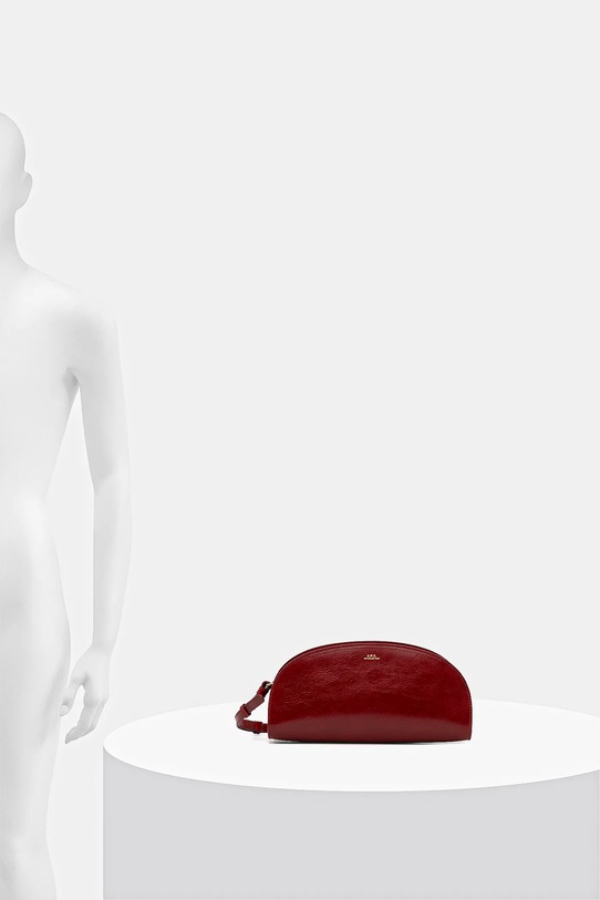 A.P.C. poșetă de piele sac demi-lune shoulder PXCCK.F61997