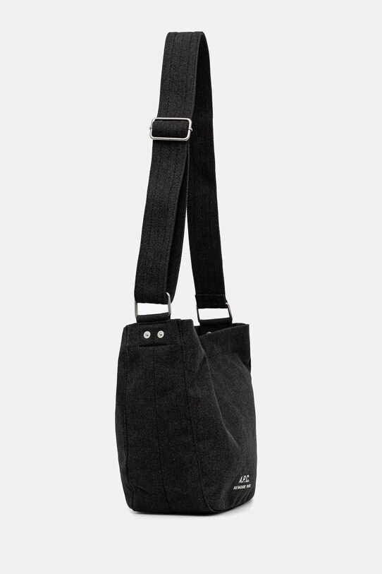 A.P.C. torebka besace journal small PSAJZ.M67010 czarny AW25