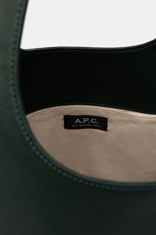 A.P.C. torebka tote ninon PUABO.M61565 zielony
