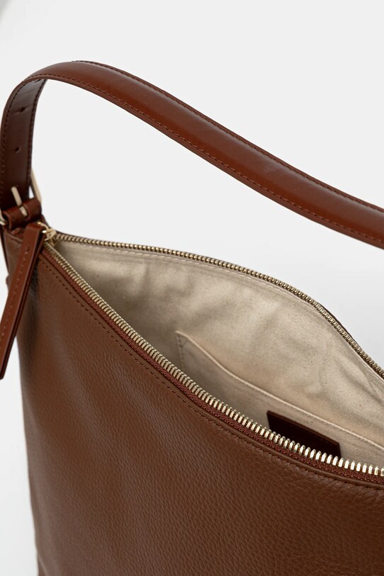 A.P.C. geantă de mână din piele sac vera PXCBL.F61902 maro