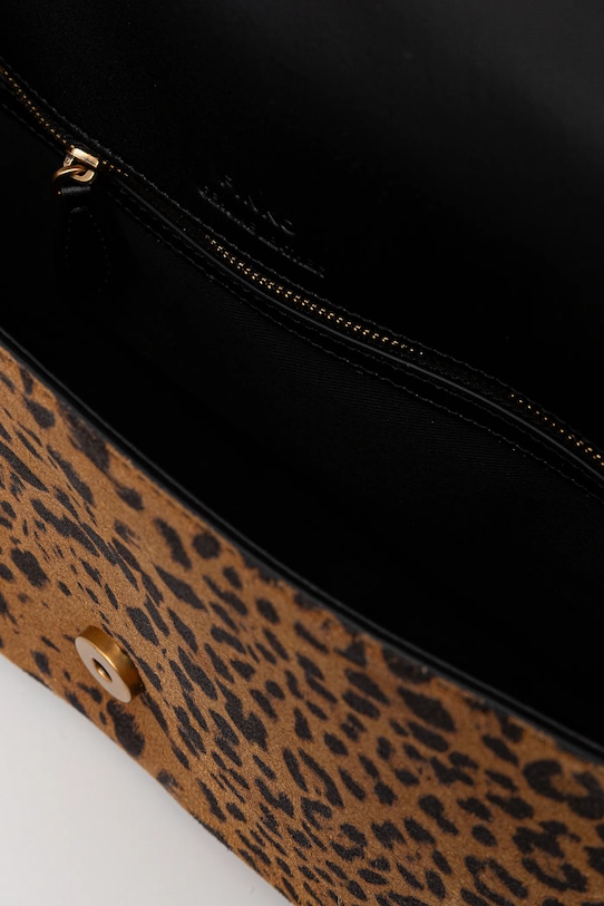 Pinko torebka zamszowa 106243.A32A brązowy