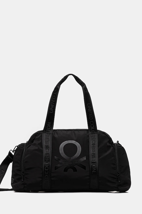 United Colors of Benetton táska textil fekete 66YT1Y01Z