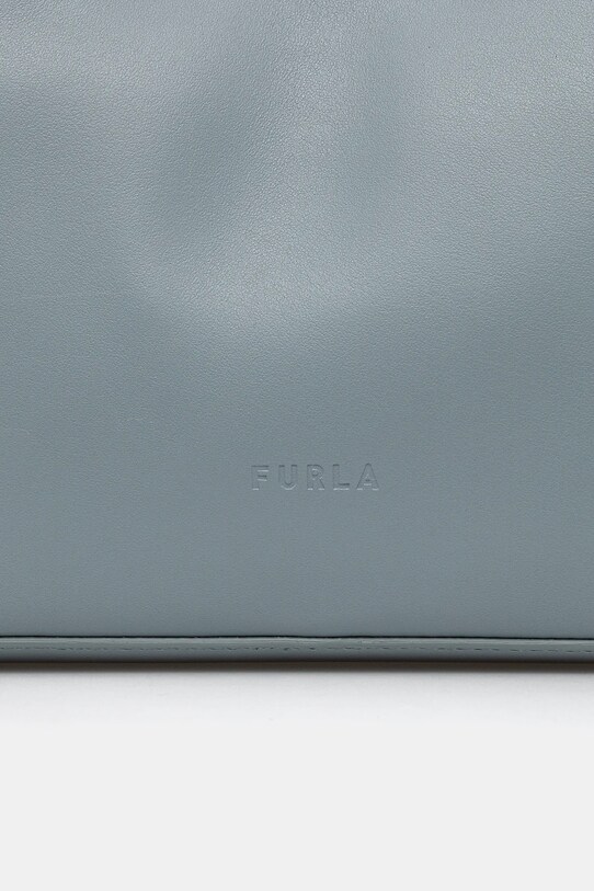 Kožená kabelka Furla modrá WB00782.AX0733.3963S