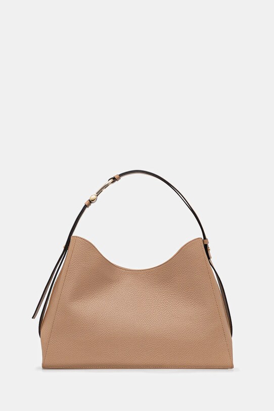 Furla geantă de piele uni bej WB01246.HSF000.YU500