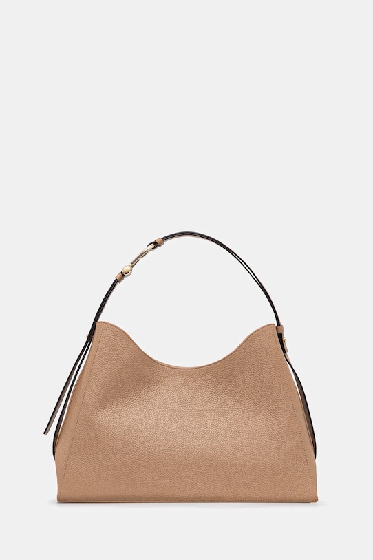 Kožená kabelka Furla přírodní kůže béžová WB01246.HSF000.YU500