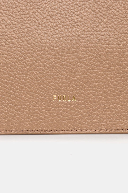 Kožená kabelka Furla béžová WB01246.HSF000.YU500