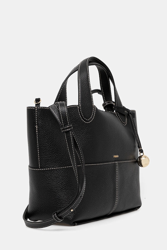 Kožená kabelka Furla WB01707.HSF000.O6000 černá AW25