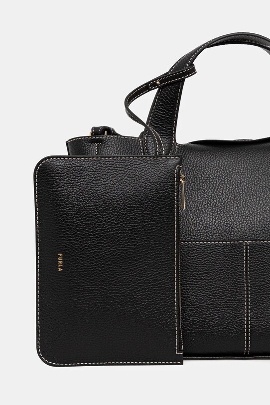 Doplňky Kožená kabelka Furla WB01707.HSF000.O6000 černá