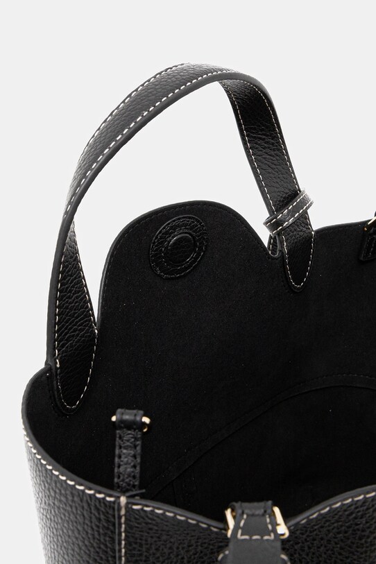 Kožená kabelka Furla černá WB01707.HSF000.O6000