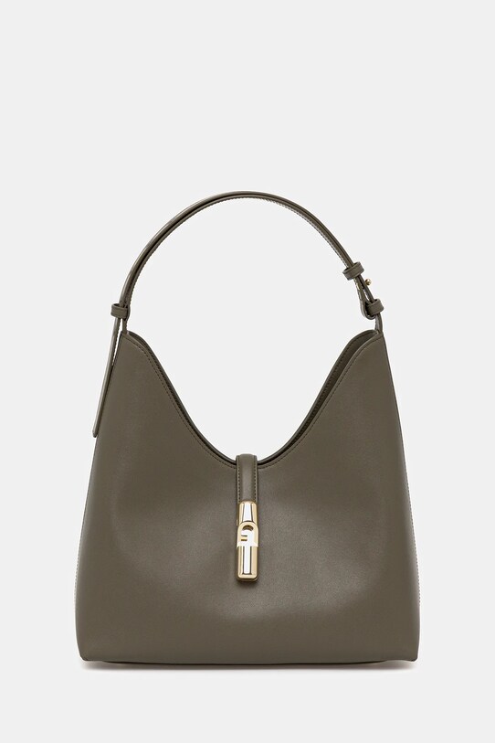 Furla torebka skórzana skóra licowa zielony WB01499.BX3104.2810S