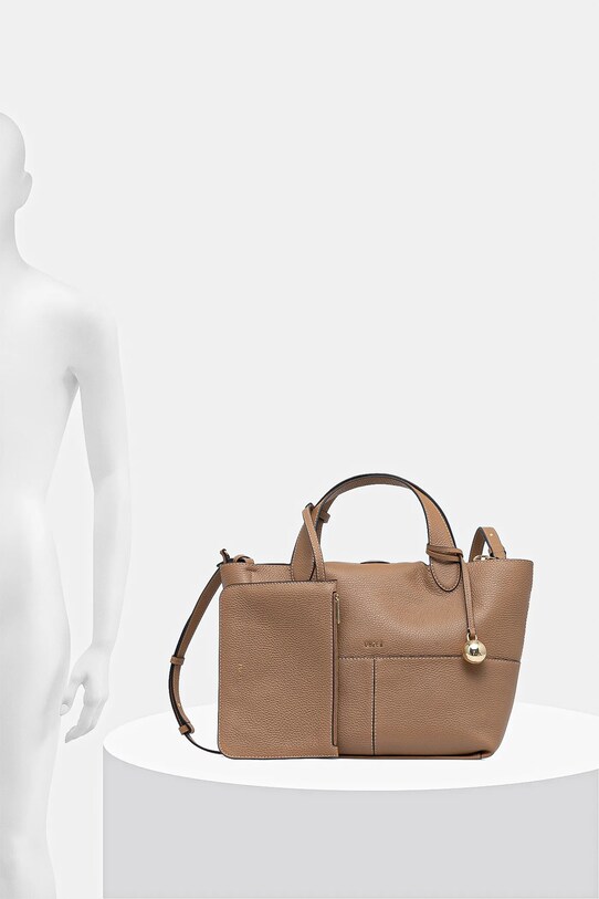 Furla torebka skórzana WB01707.HSF000.YU500 beżowy