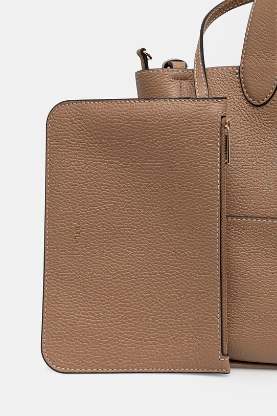 Furla torebka skórzana beżowy WB01707.HSF000.YU500