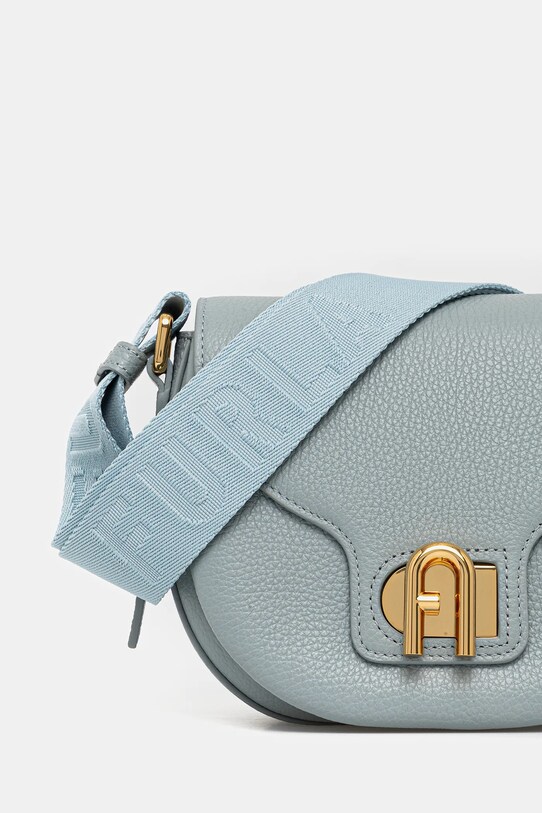 Кожена чанта Furla син WB01491.BX0356.4276S