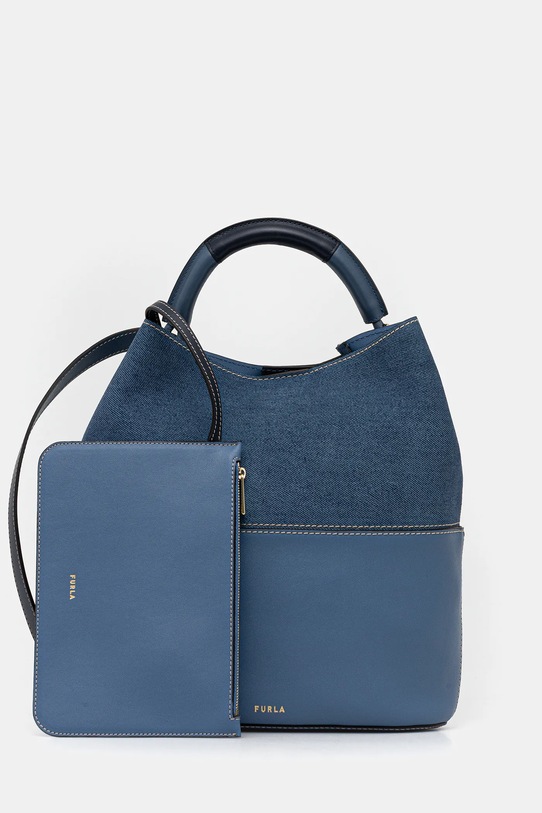 Furla torebka skóra licowa niebieski WB01679.BX3924.4083S