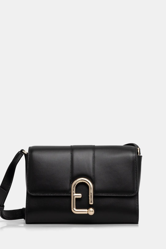 Furla torebka skórzana skóra licowa czarny WB01683.BX3346.O6000