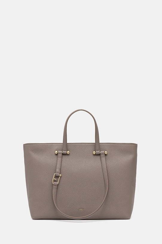 Furla torebka skórzana skóra licowa brązowy WB01453.HSF000.2572S
