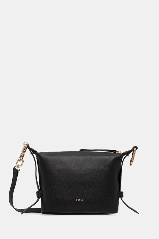 Furla torebka skórzana skóra licowa czarny WE00846.BX2045.O6000