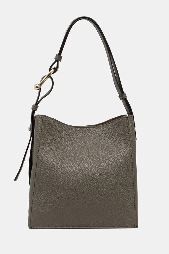 Furla torebka skórzana skóra licowa zielony WB01373.HSF000.2810S