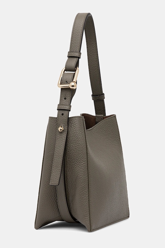 Δερμάτινη τσάντα Furla WB01373.HSF000.2810S πράσινο AW25