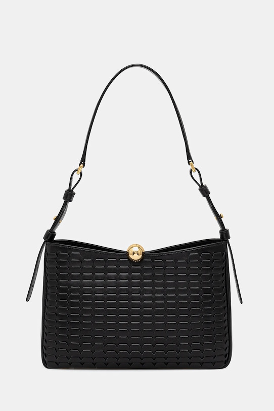 Δερμάτινη τσάντα Furla λείο δέρμα μαύρο WB01403.BX3977.O6000