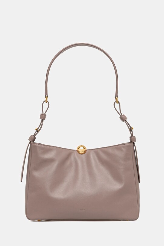 Furla torebka skórzana skóra licowa beżowy WB01403.BX3168.MA200