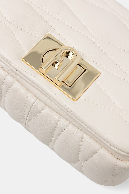 Kožená kabelka Furla béžová WE00735.BX3221.PNN00