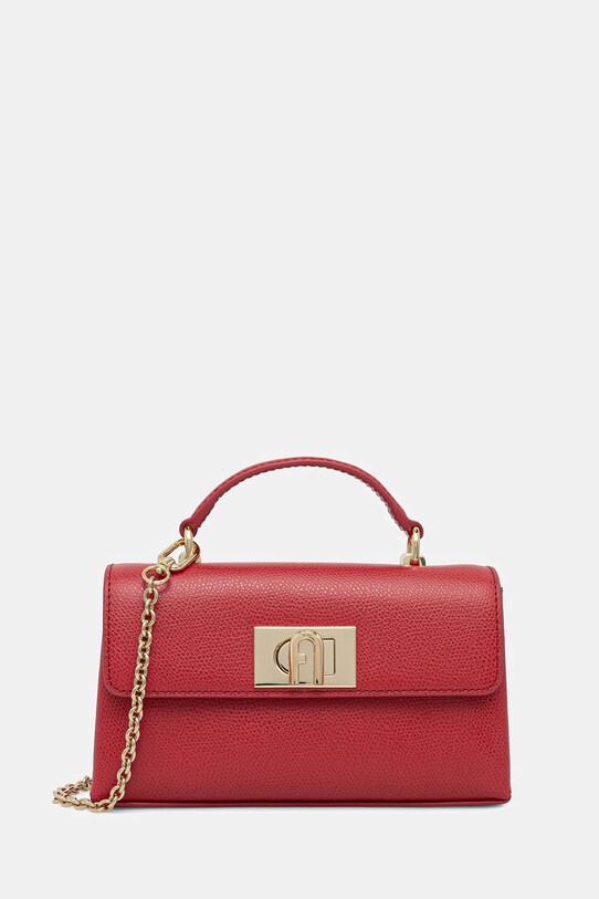 Furla torebka skórzana skóra licowa czerwony WE00423.ARE000.RUB00