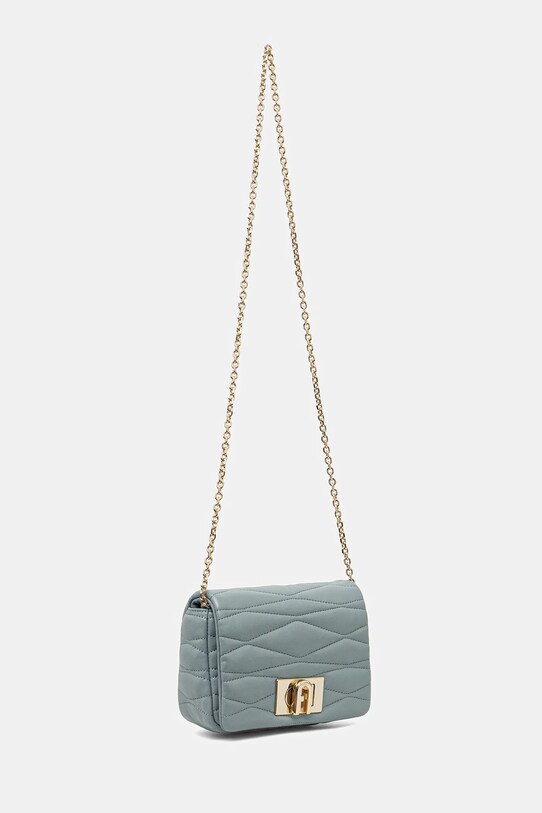 Kožená kabelka Furla WE00735.BX3221.3963S modrá AW25