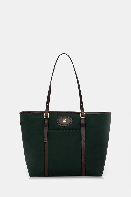 Bally torebka skóra licowa zielony WAE075