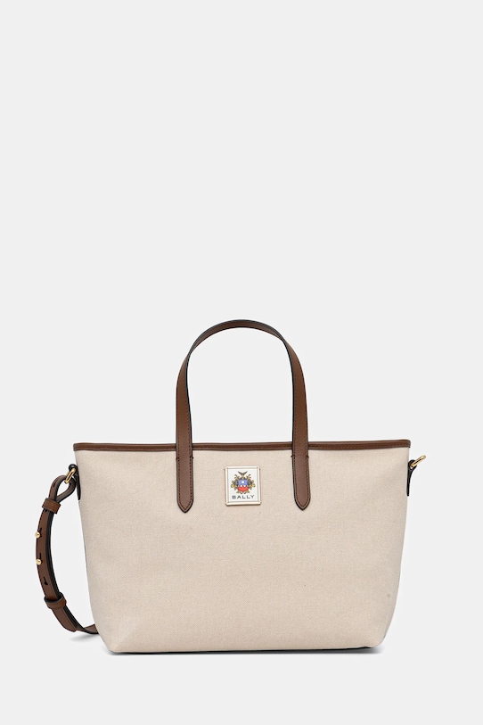 Bally torebka skóra licowa beżowy WAE07J