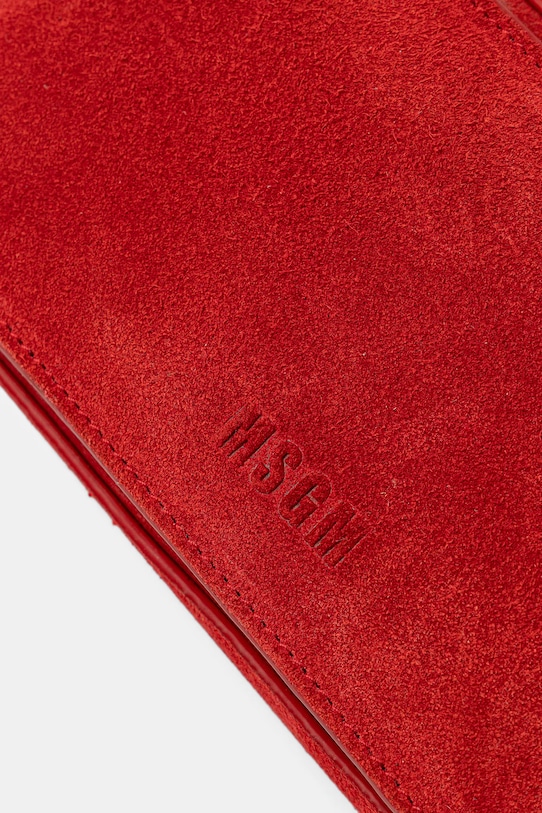 MSGM torebka zamszowa czerwony 3941MDZ58.966