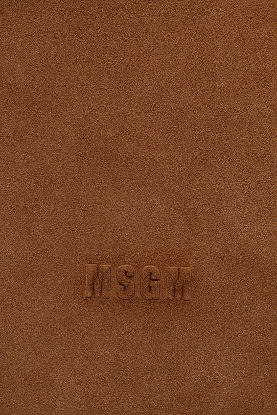 MSGM torebka zamszowa brązowy 3941MDZ65.966