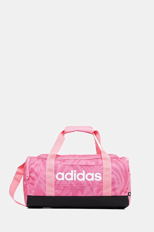 adidas geantă sport Linear Training Graphic Duffle Small incape in A4 roz JX1266