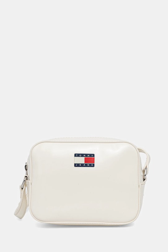 Tommy Jeans torebka aplikacja beżowy AW0AW17864