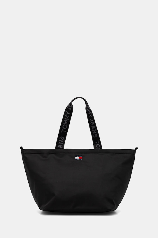 Kabelka Tommy Jeans jednofarebný čierna AW0AW17891