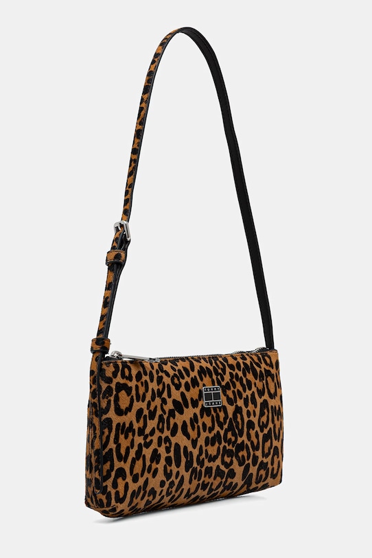 Tommy Jeans torebka skórzana AW0AW18008 brązowy AW25