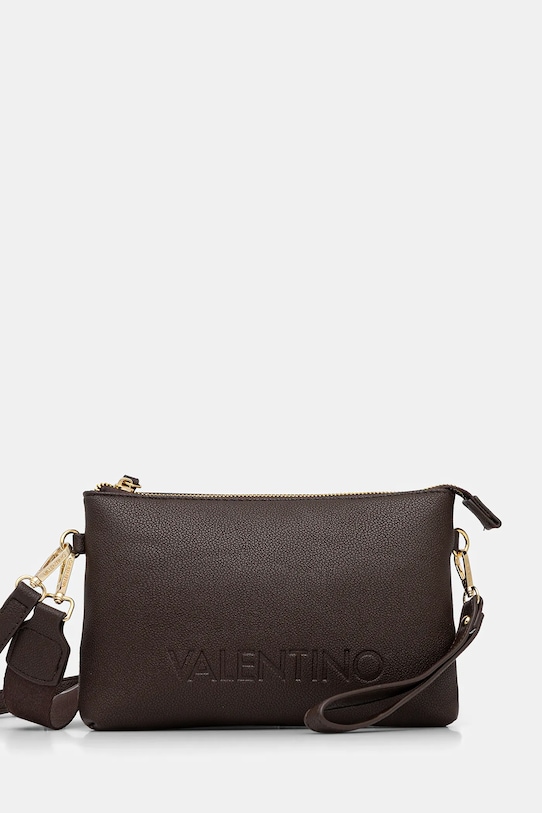 Kabelka Valentino Bags imitácia kože hnedá VBS9EO18