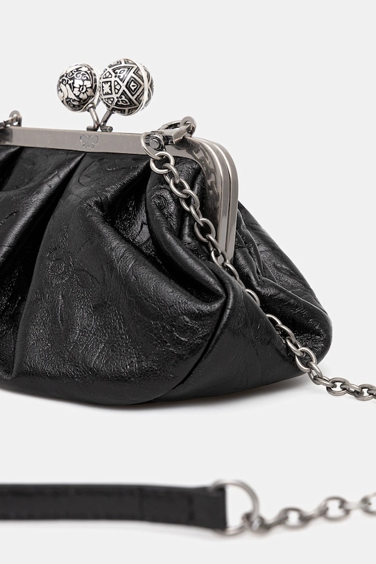 Αξεσουάρ Δερμάτινη τσάντα ώμου Weekend Max Mara SPANISHHERITAGE 2525516144600 μαύρο