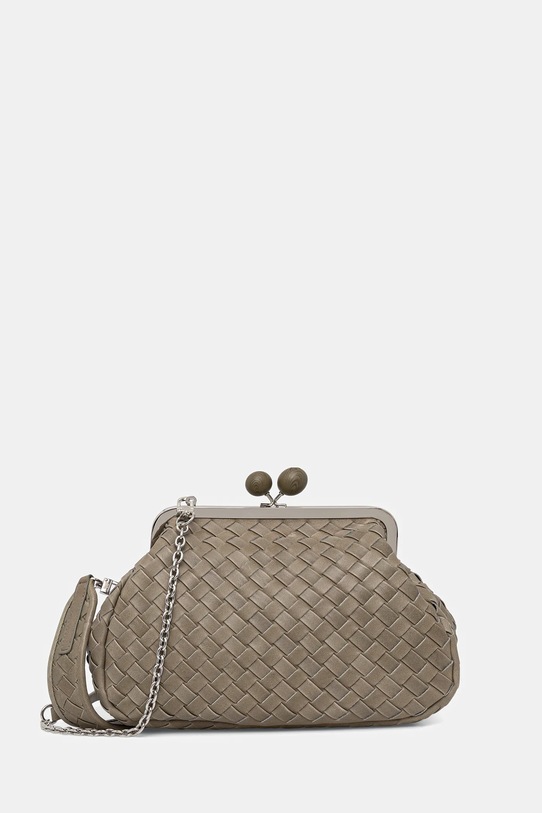 Kožená kabelka Weekend Max Mara PANCIA přírodní kůže zelená 2525516154600