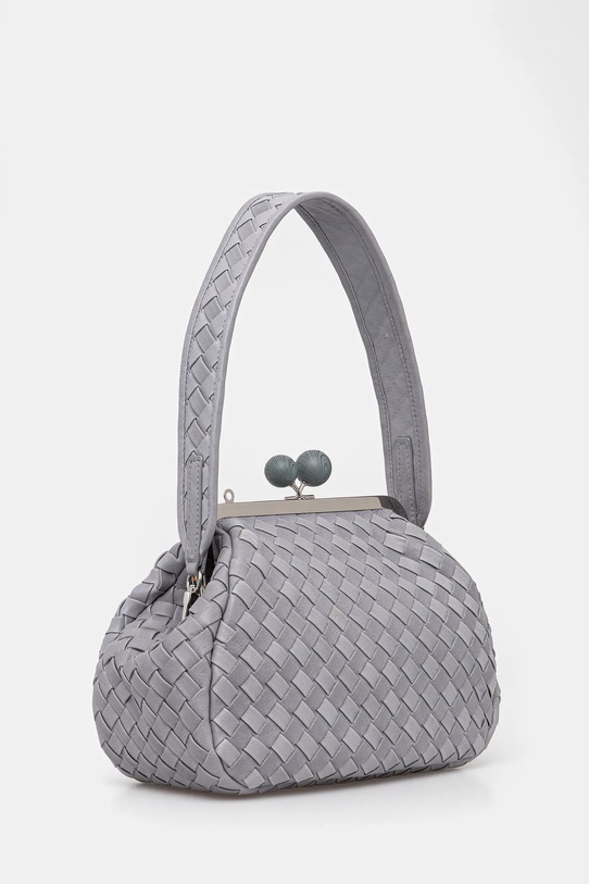Weekend Max Mara torebka skórzana PANCIA 2525516154600 szary AW25